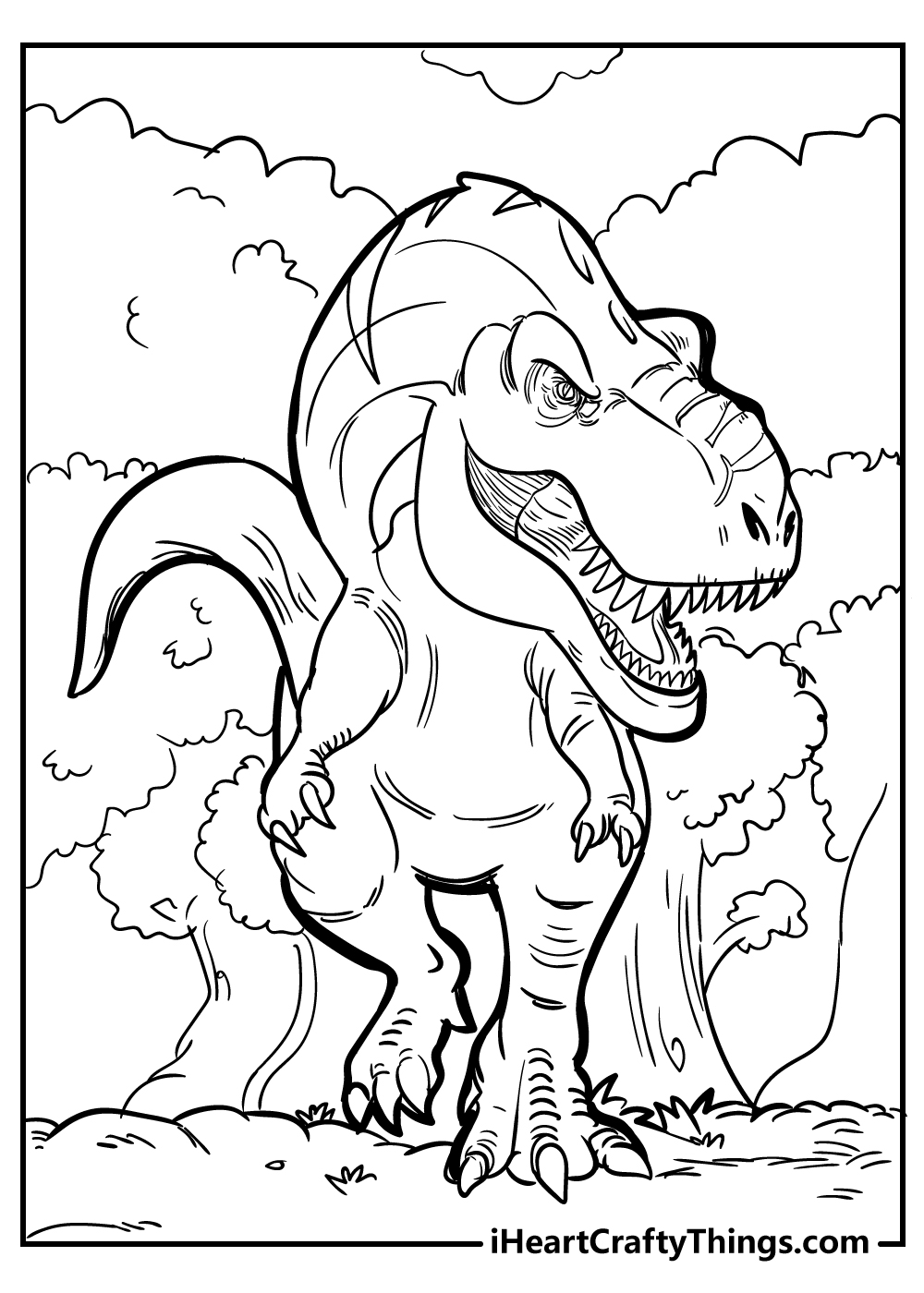 99+ T Rex Coloring Page 50