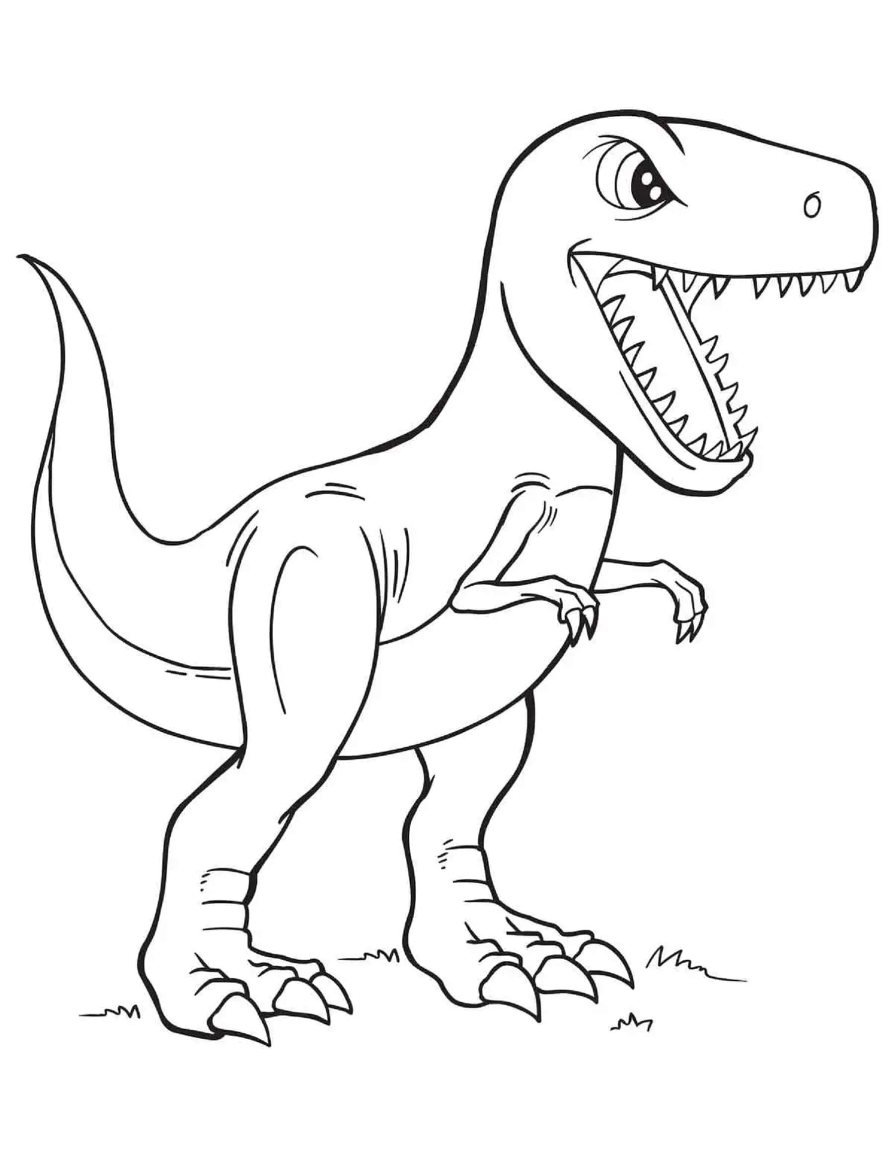 99+ T Rex Coloring Page 52