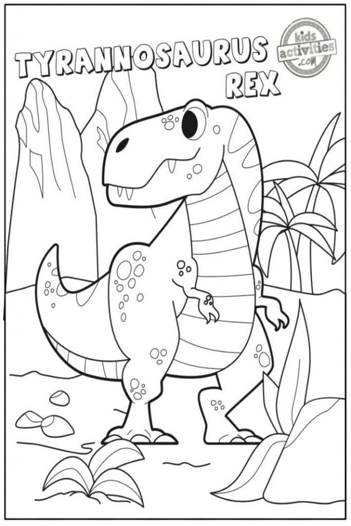 99+ T Rex Coloring Page 53