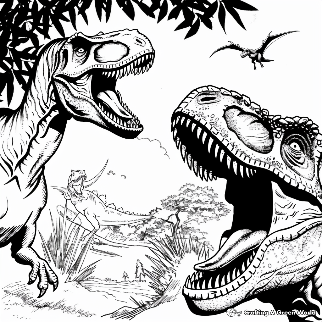 99+ T Rex Coloring Page 60