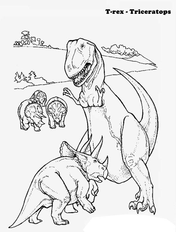 99+ T Rex Coloring Page 67