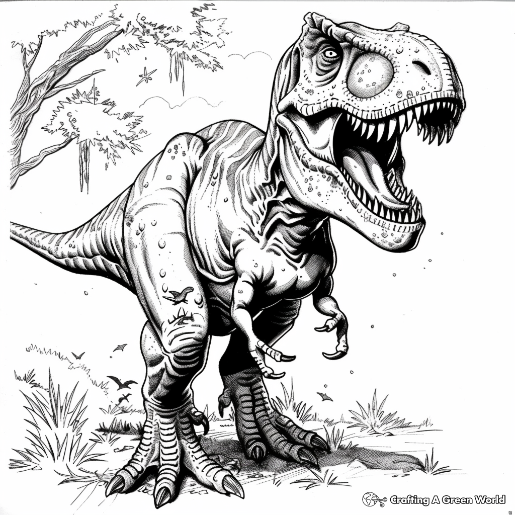 99+ T Rex Coloring Page 69