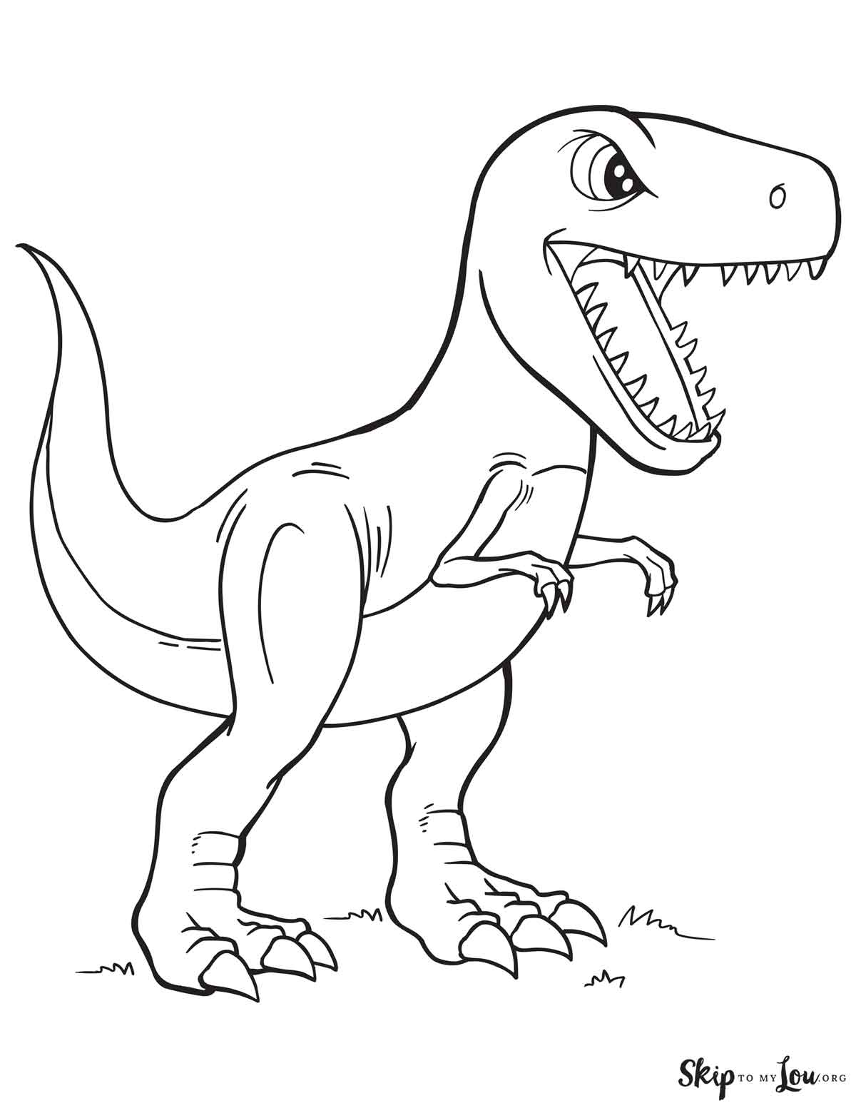 99+ T Rex Coloring Page 70