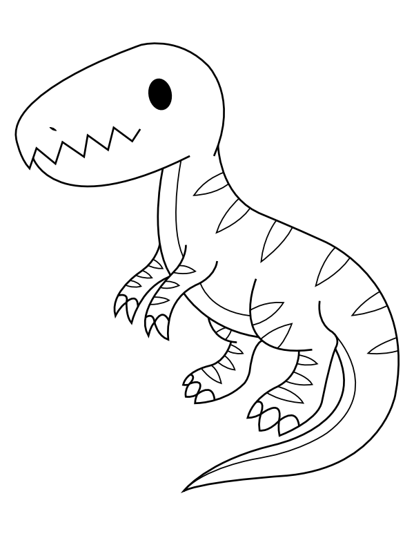 99+ T Rex Coloring Page 77