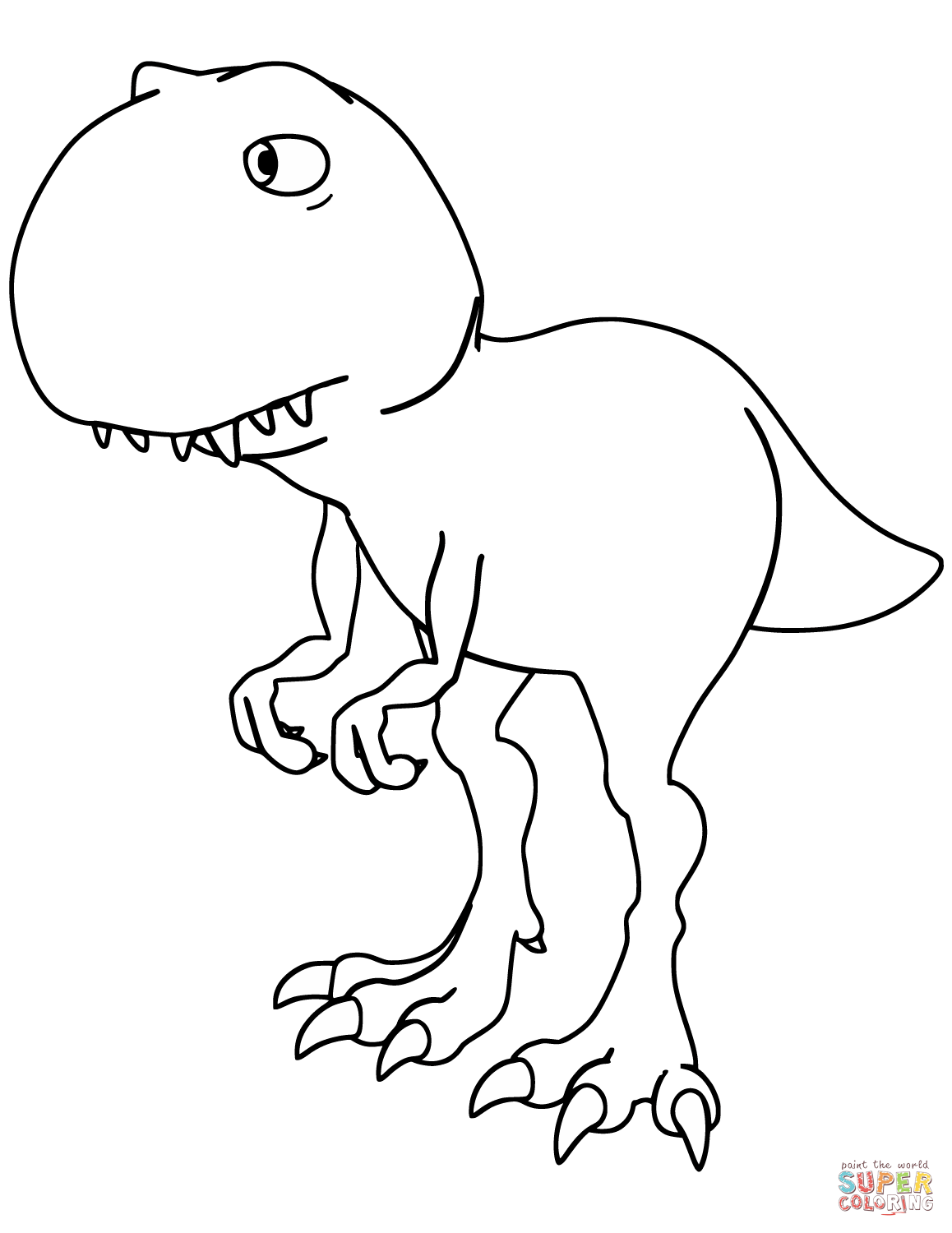 99+ T Rex Coloring Page 80