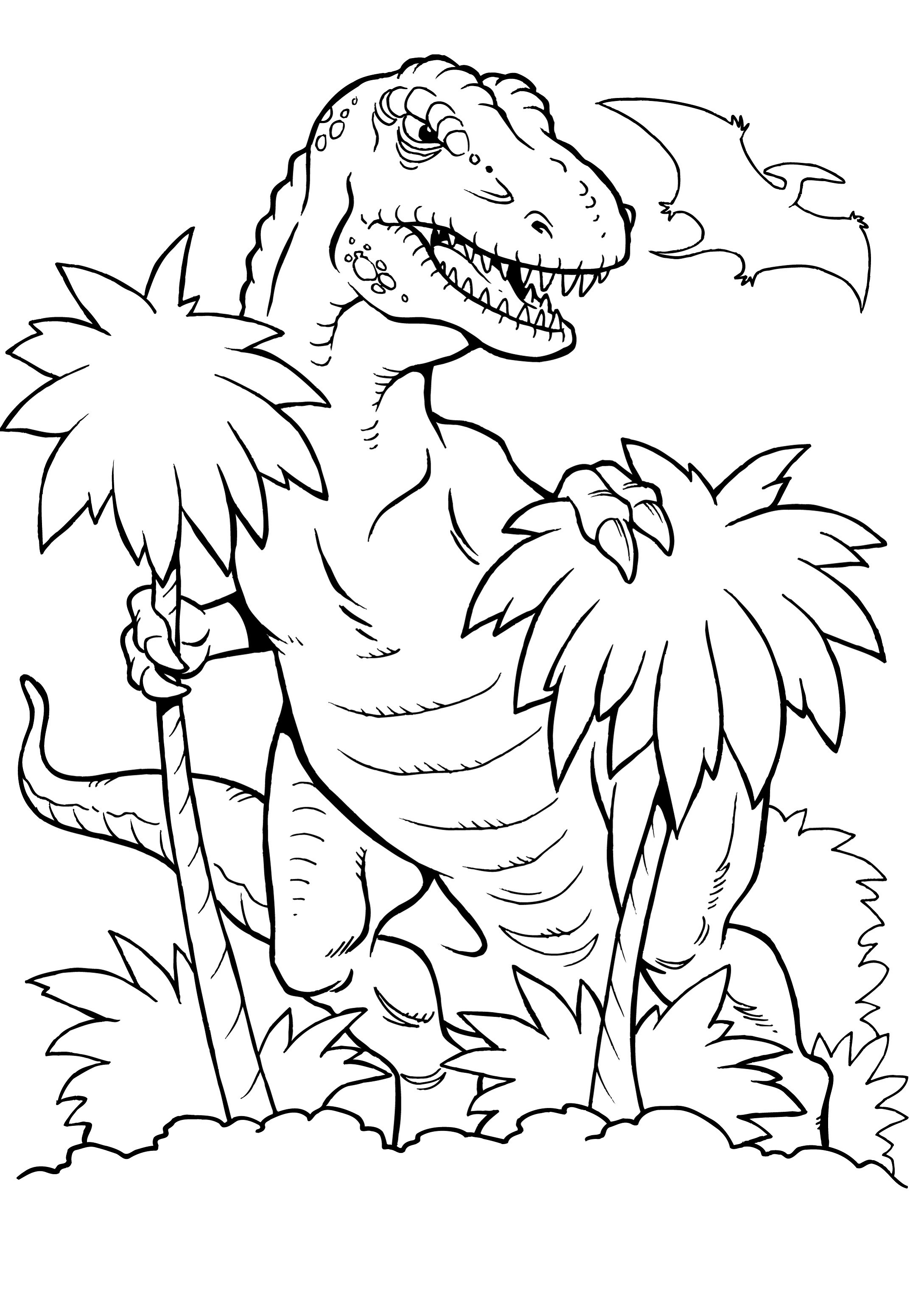 99+ T Rex Coloring Page 88