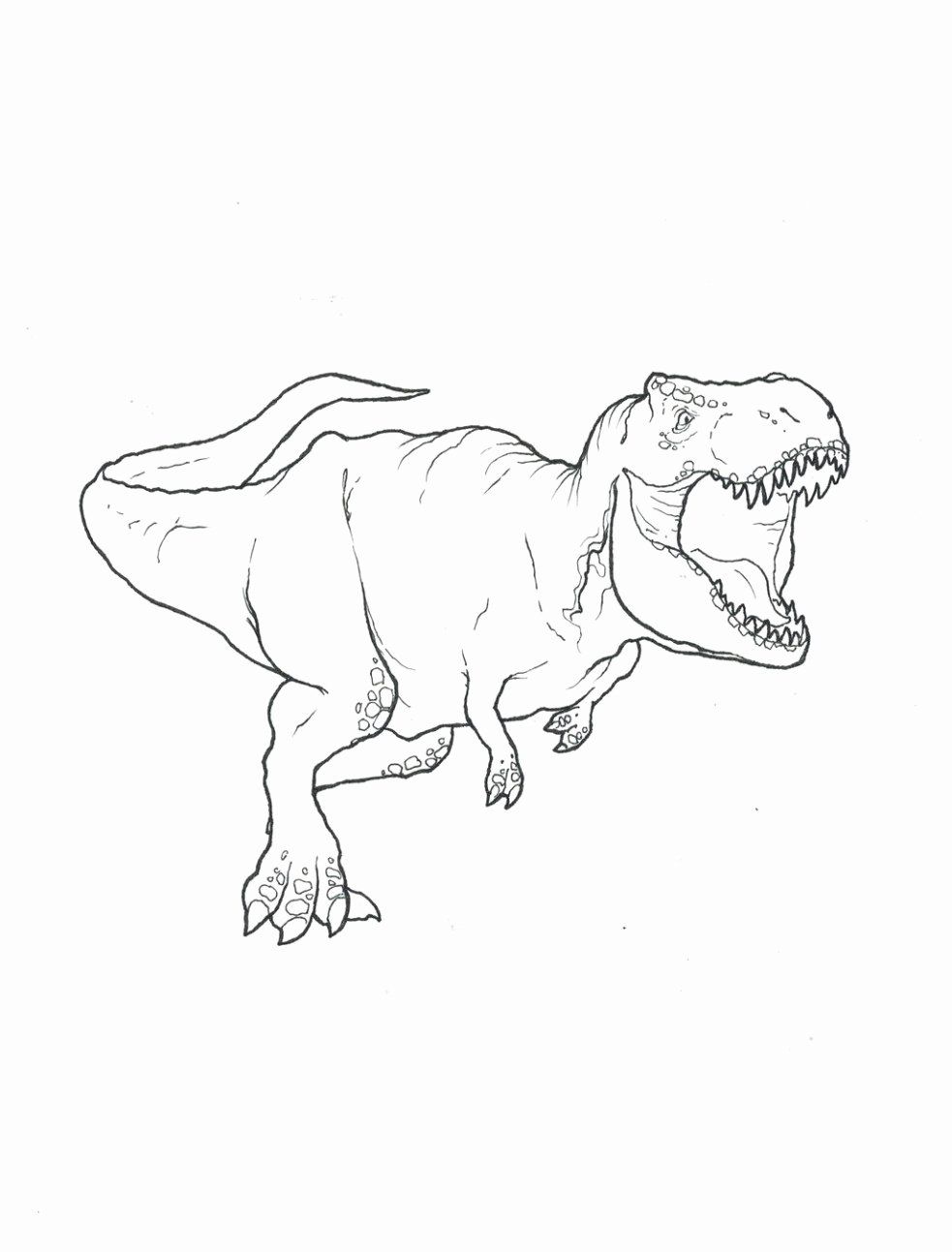 99+ T Rex Coloring Page 96