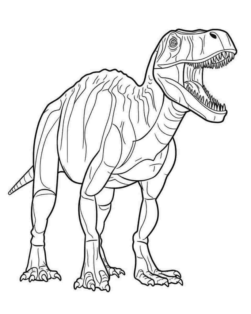 99+ T Rex Coloring Page 98