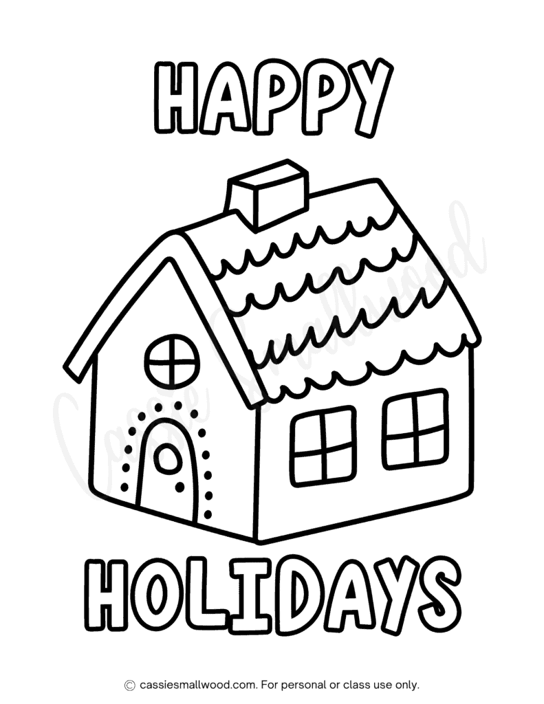 122+ Printable Easy House Coloring Pages Printable 1