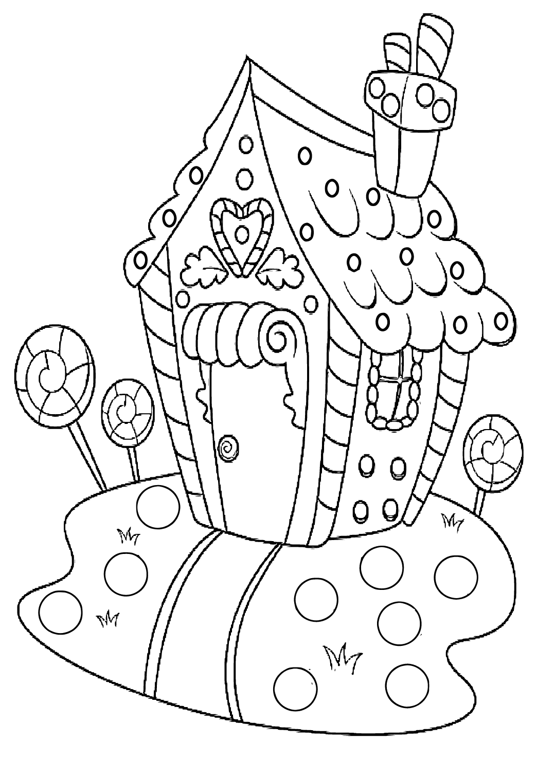 122+ Printable Easy House Coloring Pages Printable 100