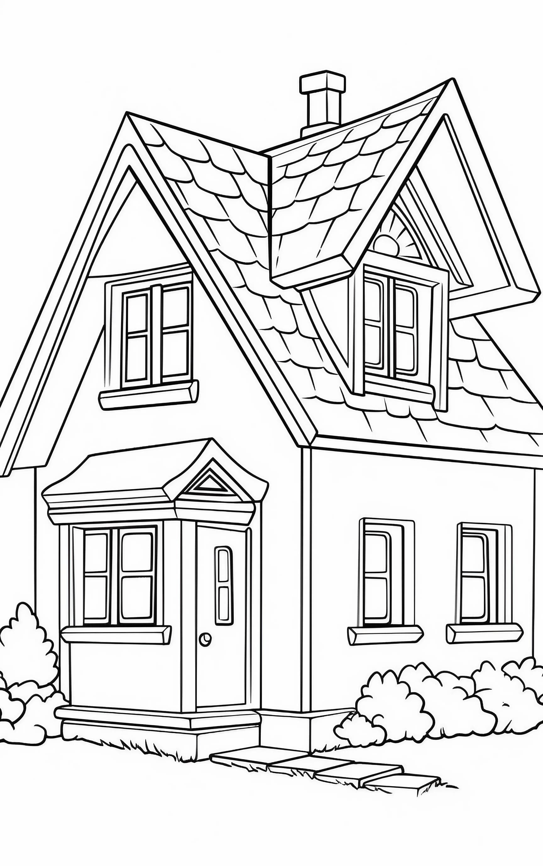 122+ Printable Easy House Coloring Pages Printable 108