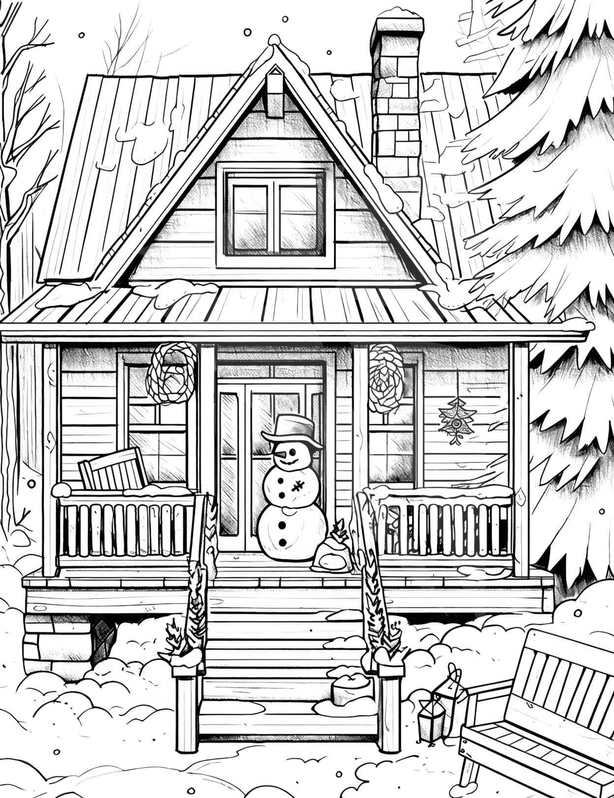 122+ Printable Easy House Coloring Pages Printable 116