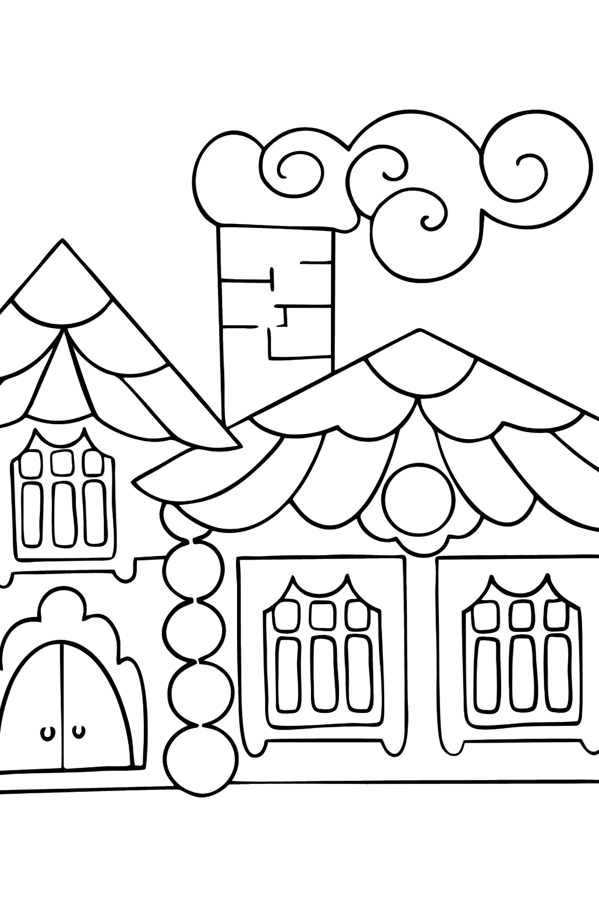 122+ Printable Easy House Coloring Pages Printable 118