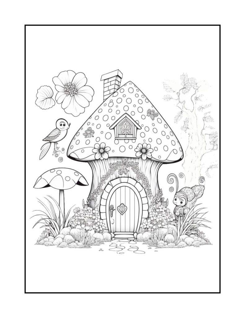 122+ Printable Easy House Coloring Pages Printable 12