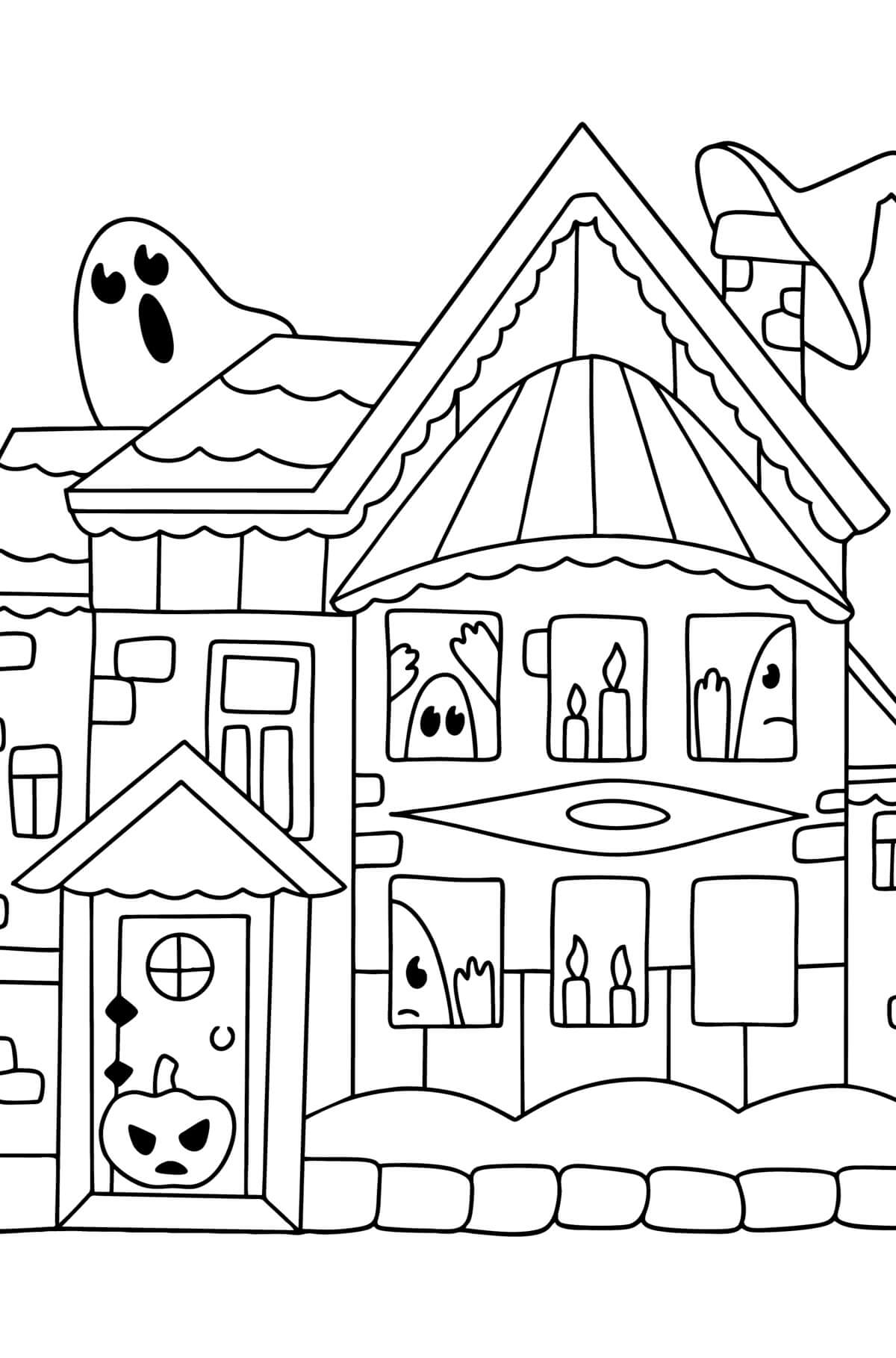 122+ Printable Easy House Coloring Pages Printable 121