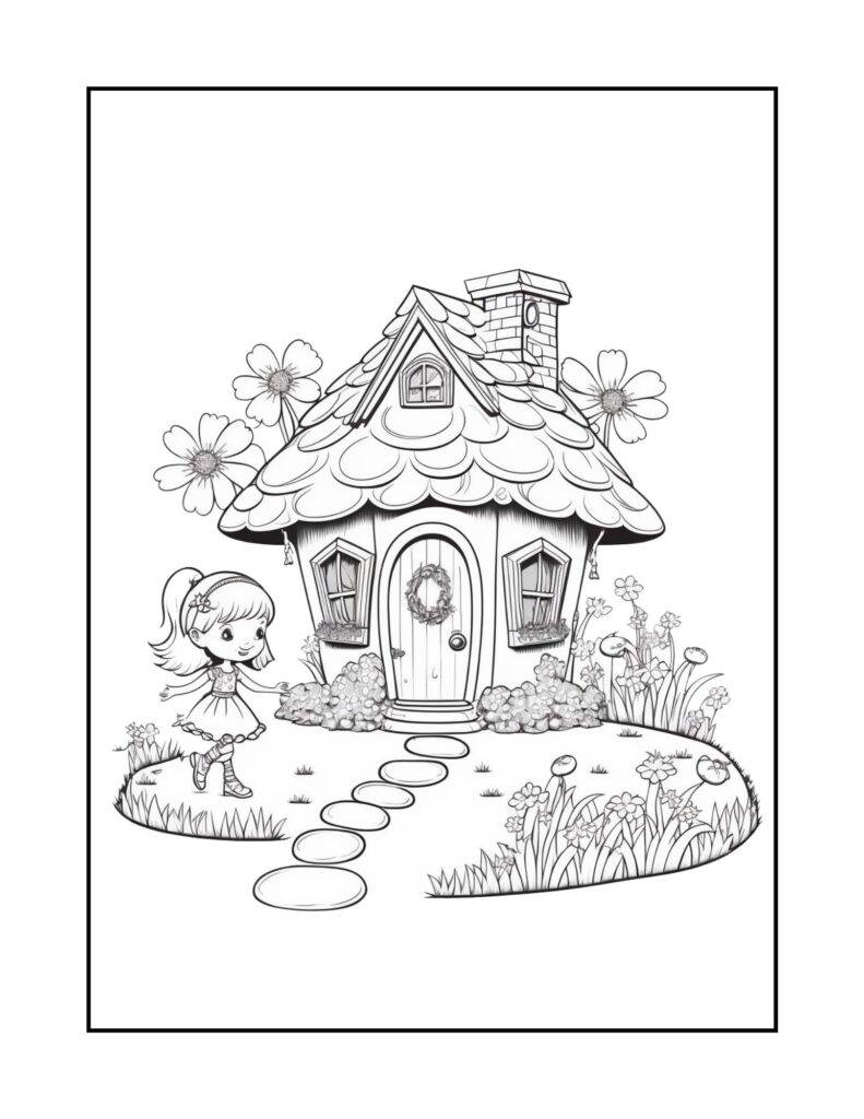 122+ Printable Easy House Coloring Pages Printable 15