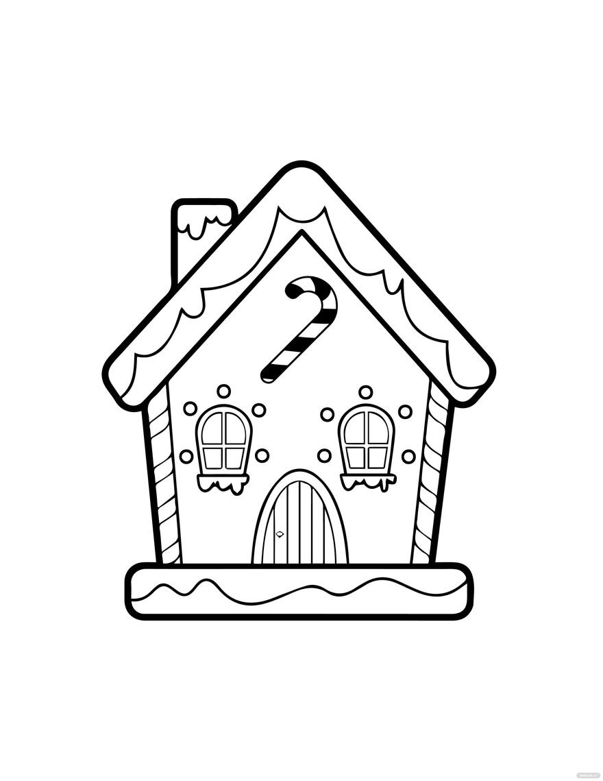 122+ Printable Easy House Coloring Pages Printable 17