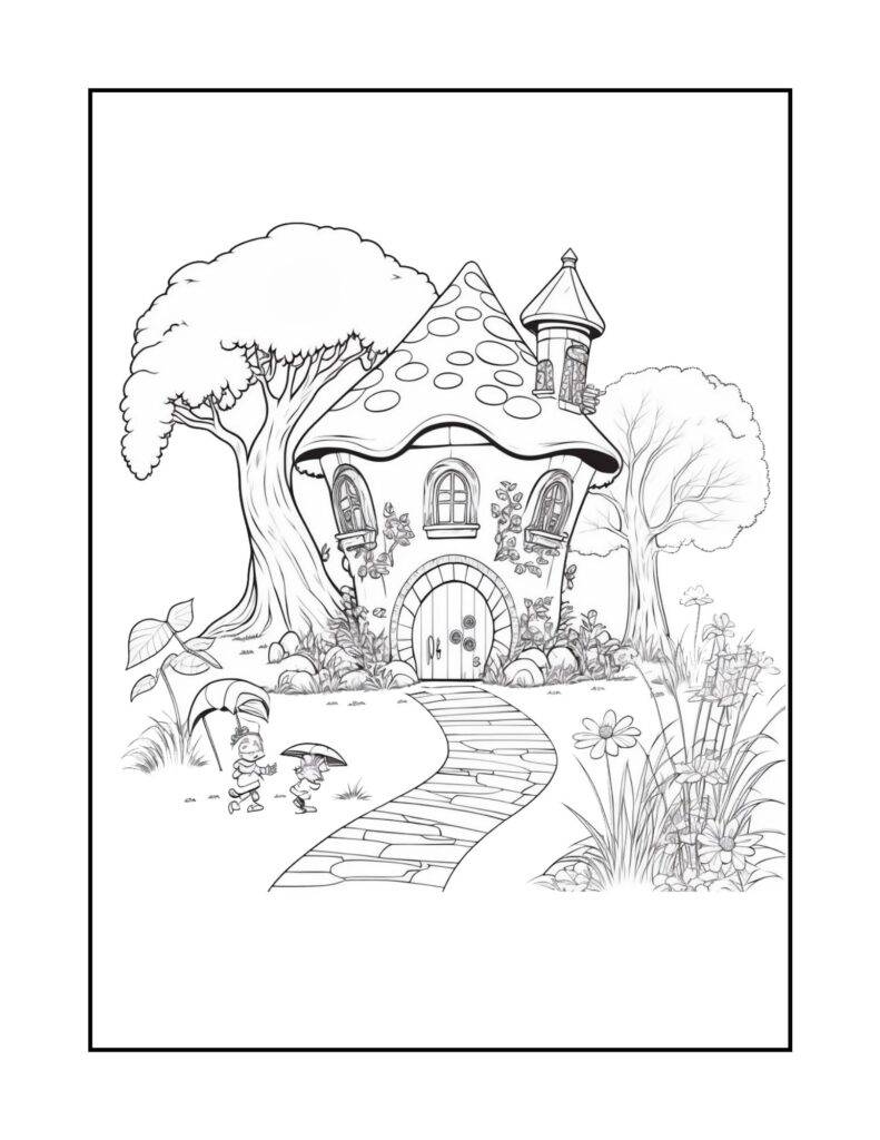 122+ Printable Easy House Coloring Pages Printable 19