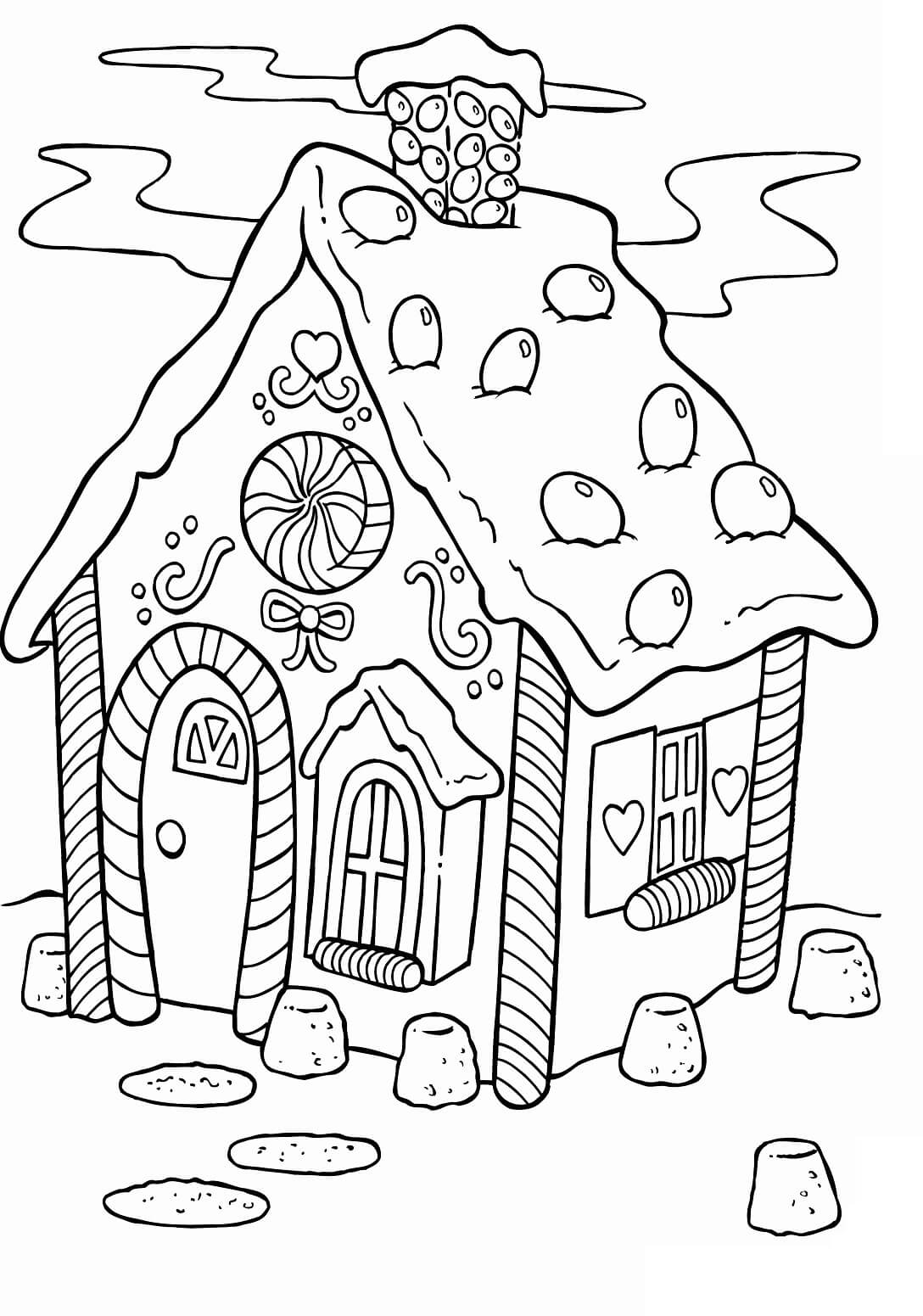 122+ Printable Easy House Coloring Pages Printable 25