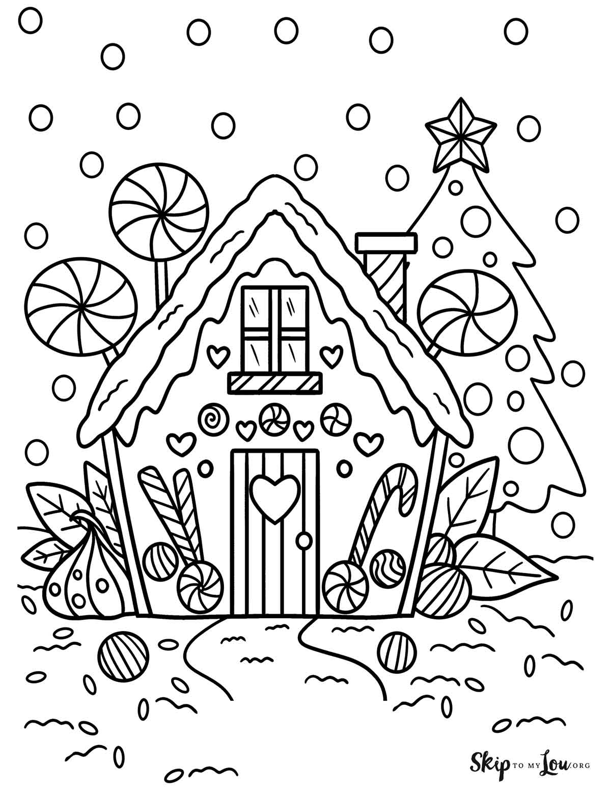 122+ Printable Easy House Coloring Pages Printable 29