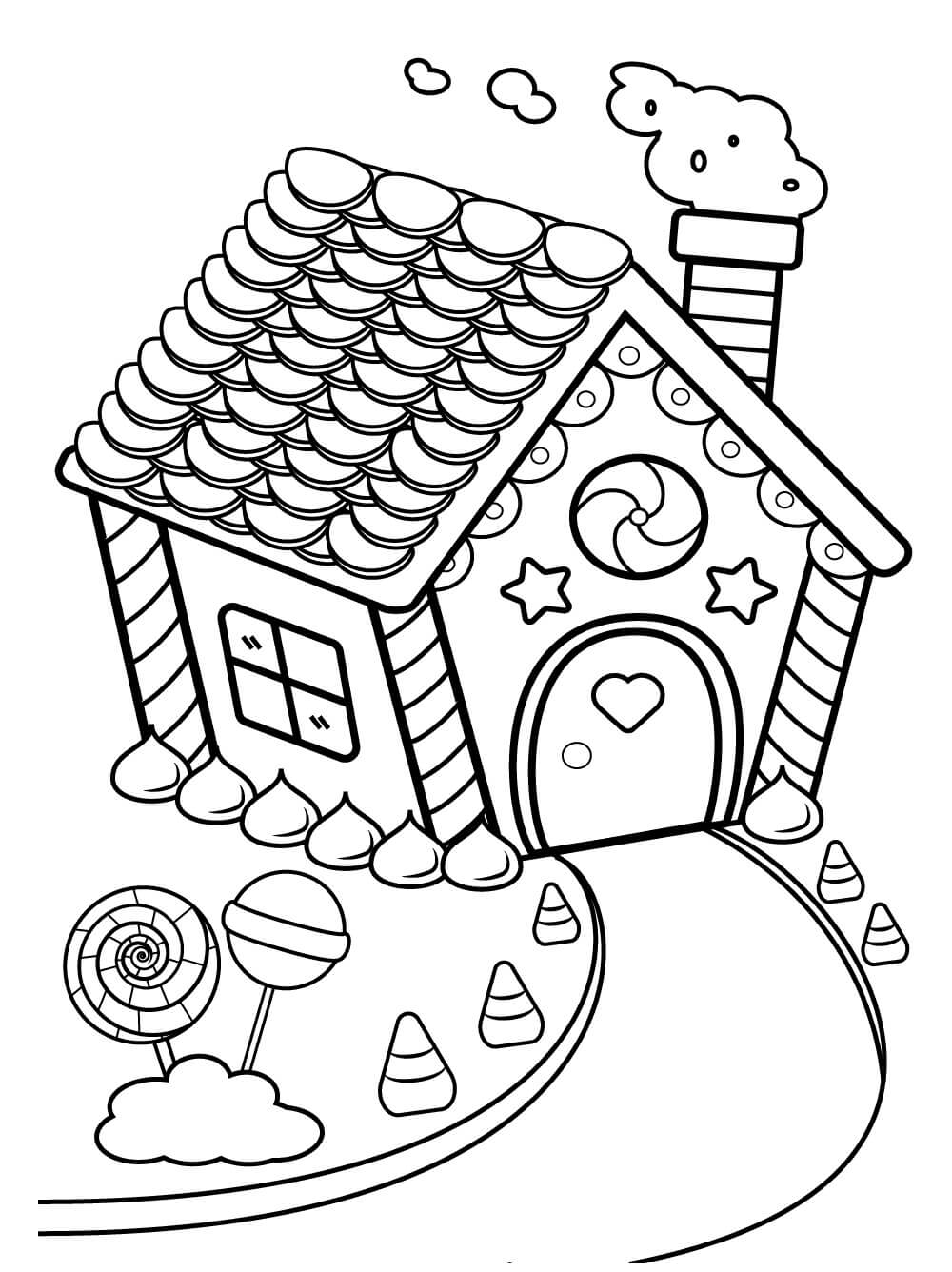 122+ Printable Easy House Coloring Pages Printable 39