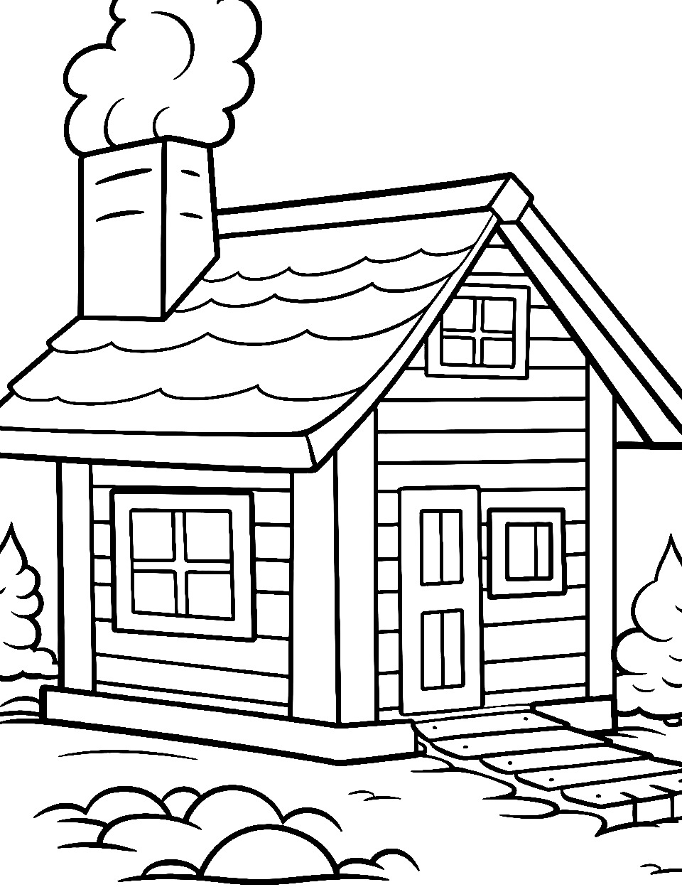 122+ Printable Easy House Coloring Pages Printable 49