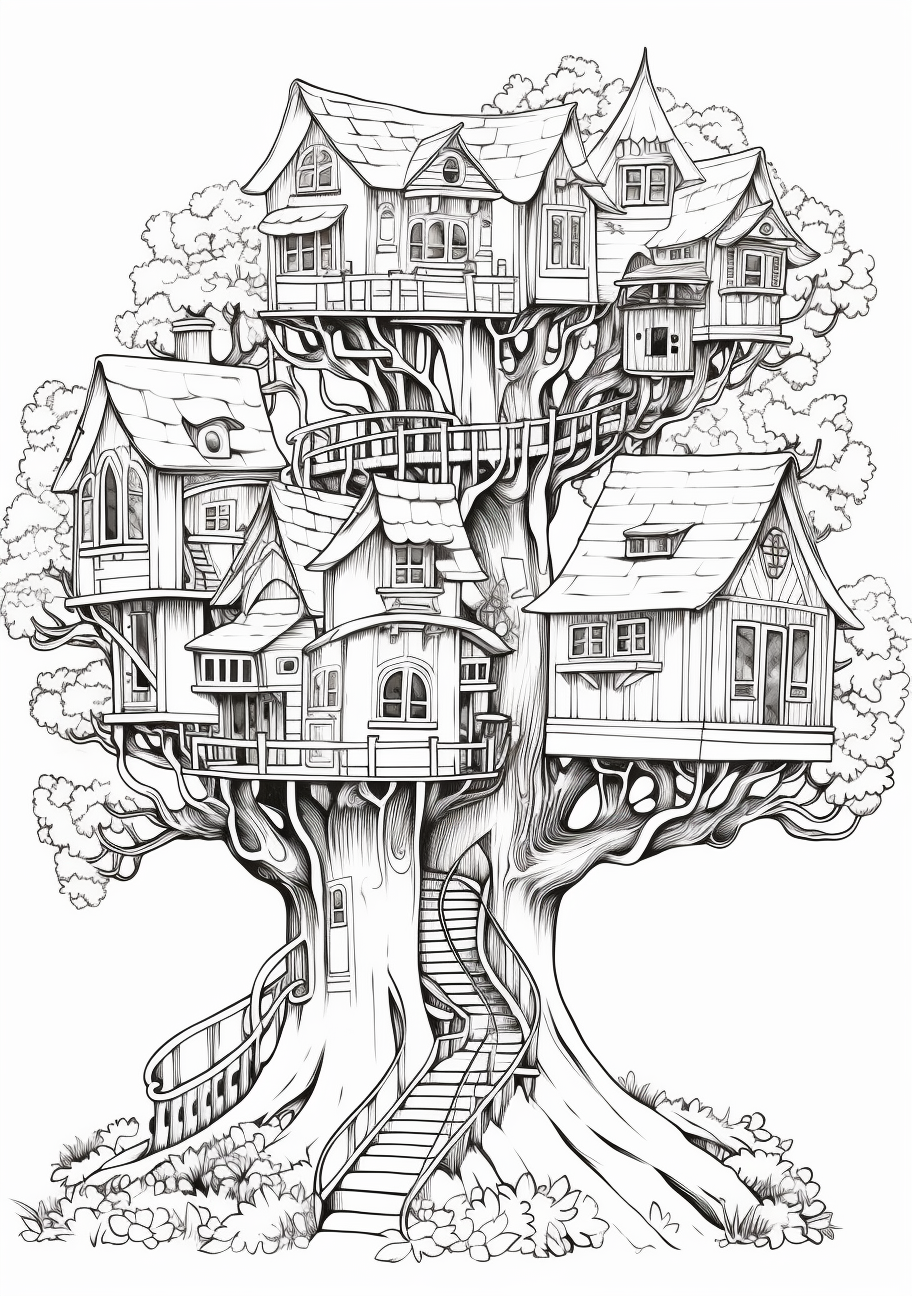 122+ Printable Easy House Coloring Pages Printable 5