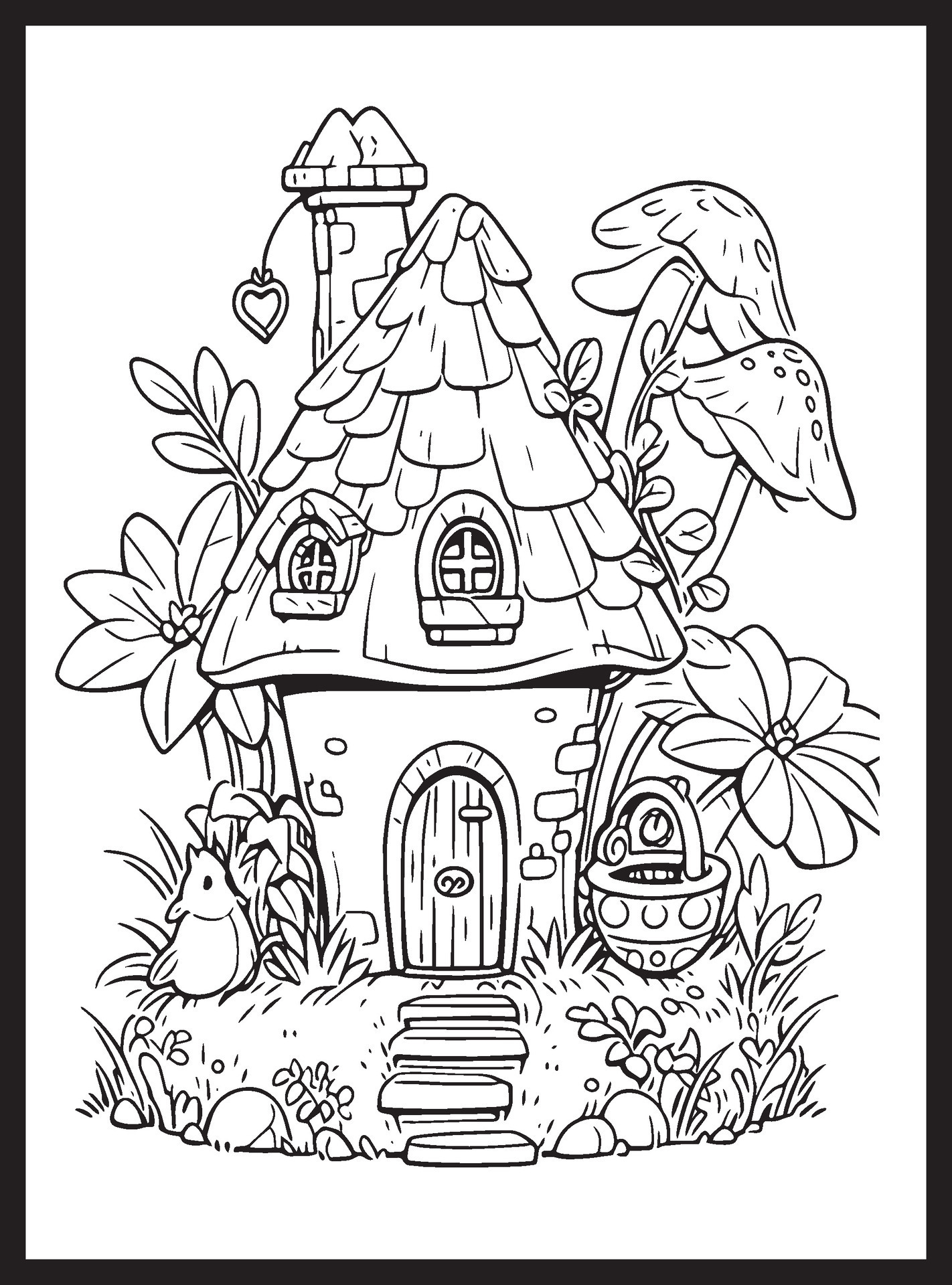 122+ Printable Easy House Coloring Pages Printable 51