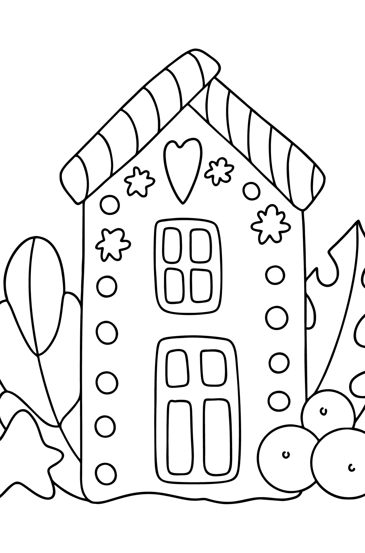 122+ Printable Easy House Coloring Pages Printable 56