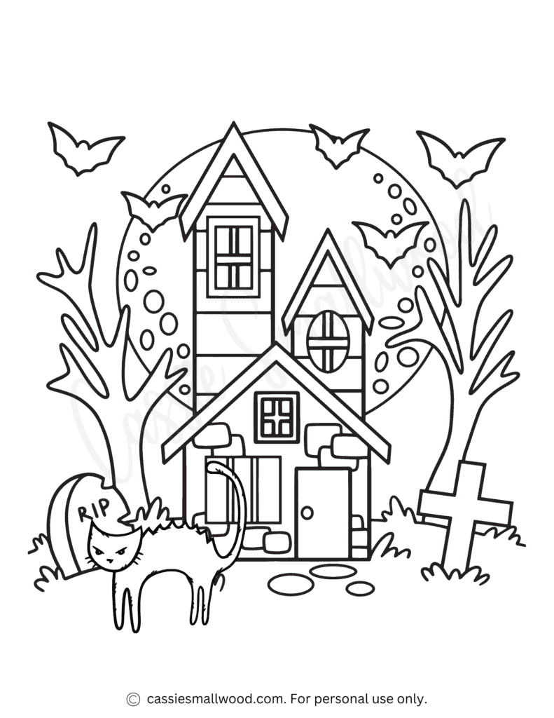 122+ Printable Easy House Coloring Pages Printable 6