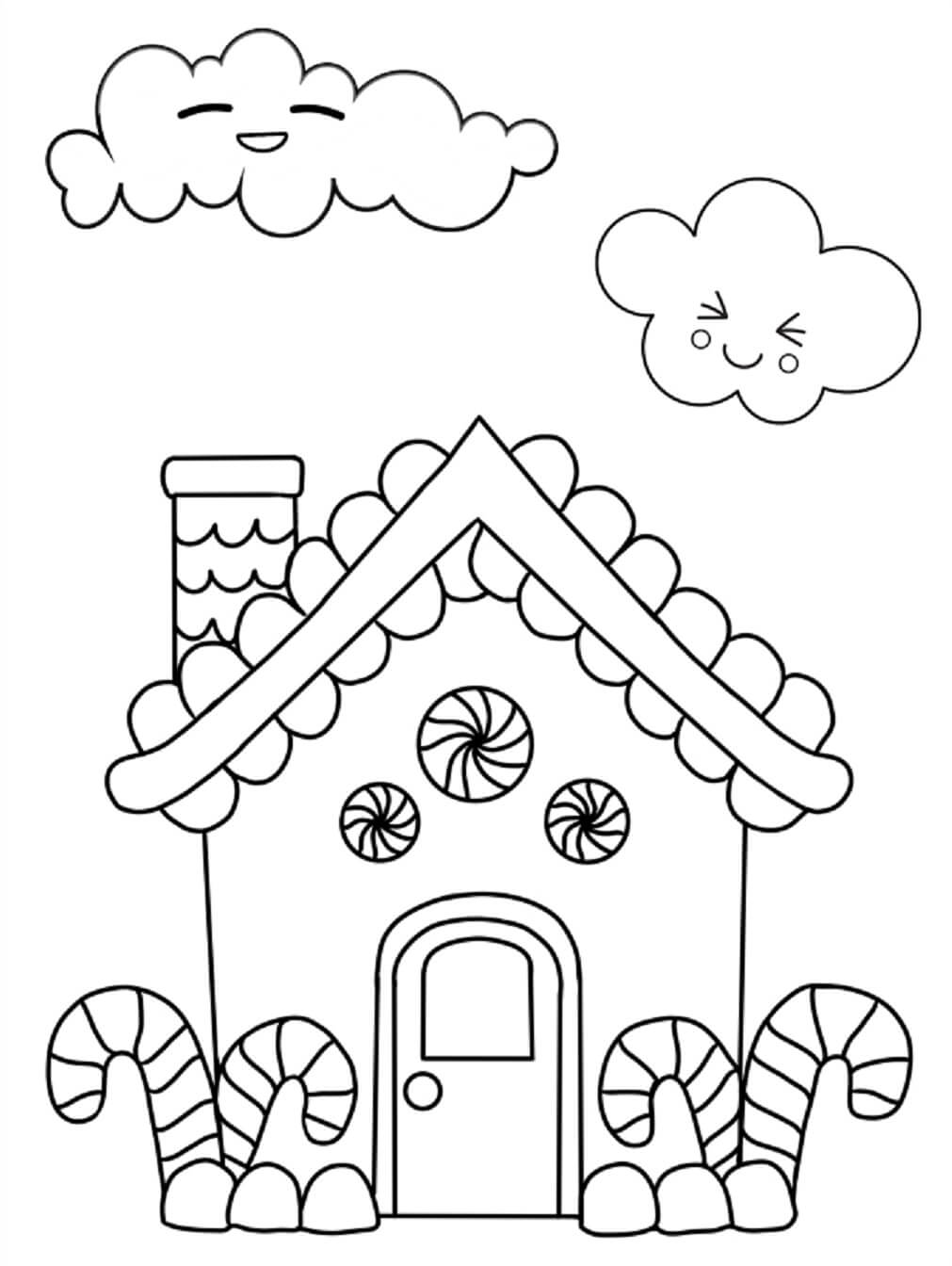 122+ Printable Easy House Coloring Pages Printable 64