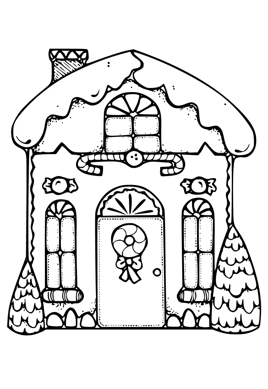 122+ Printable Easy House Coloring Pages Printable 65