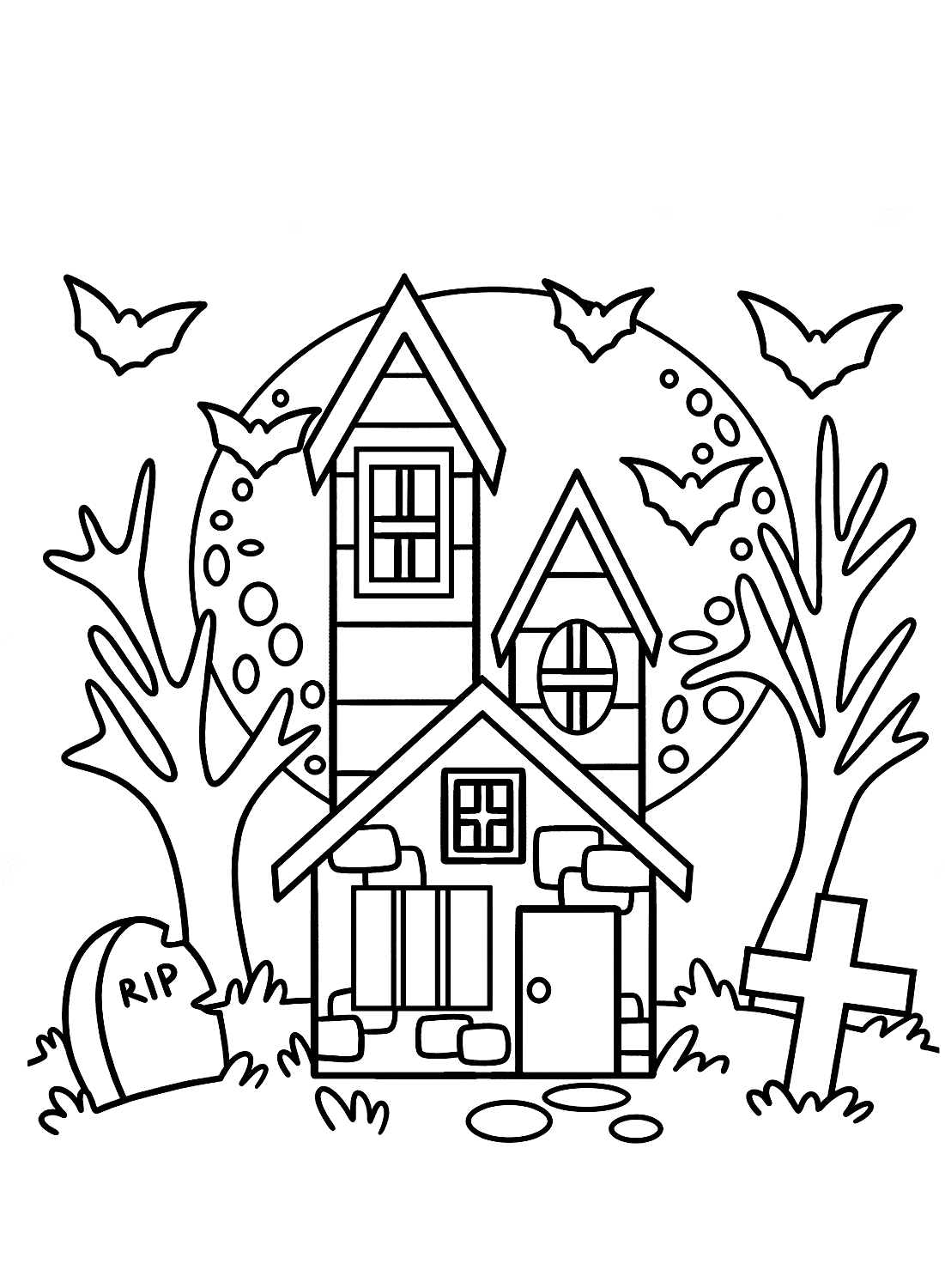 122+ Printable Easy House Coloring Pages Printable 82