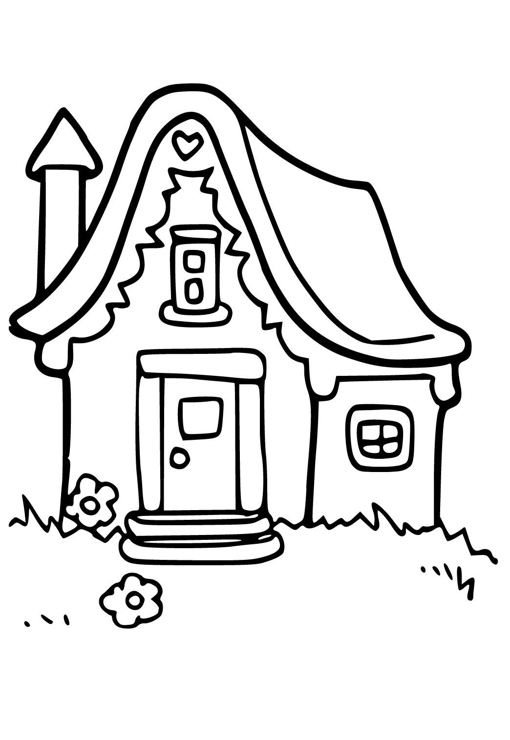 122+ Printable Easy House Coloring Pages Printable 83