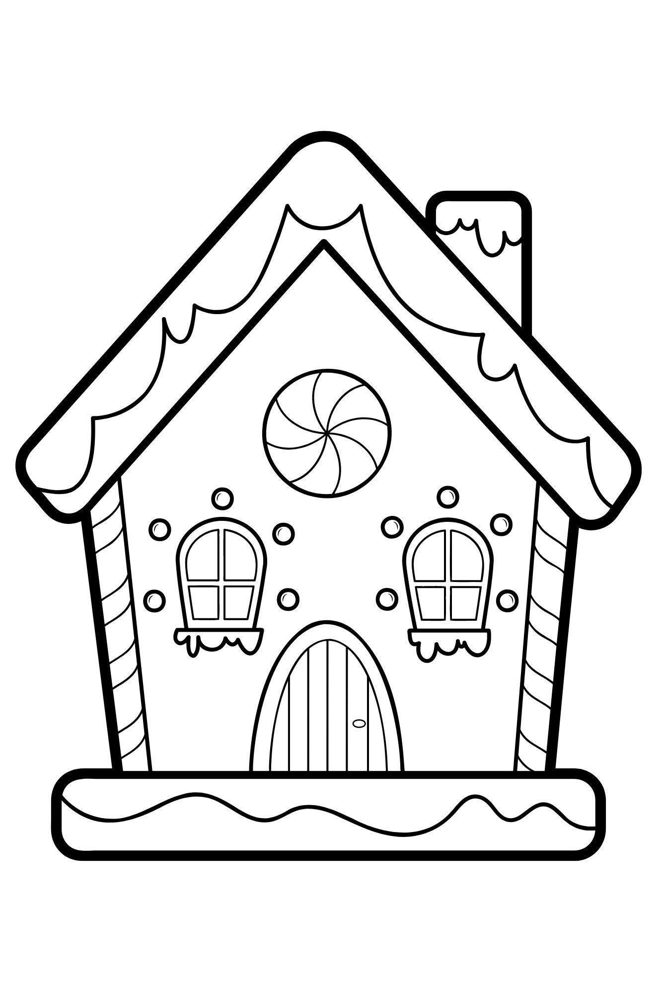 122+ Printable Easy House Coloring Pages Printable 9