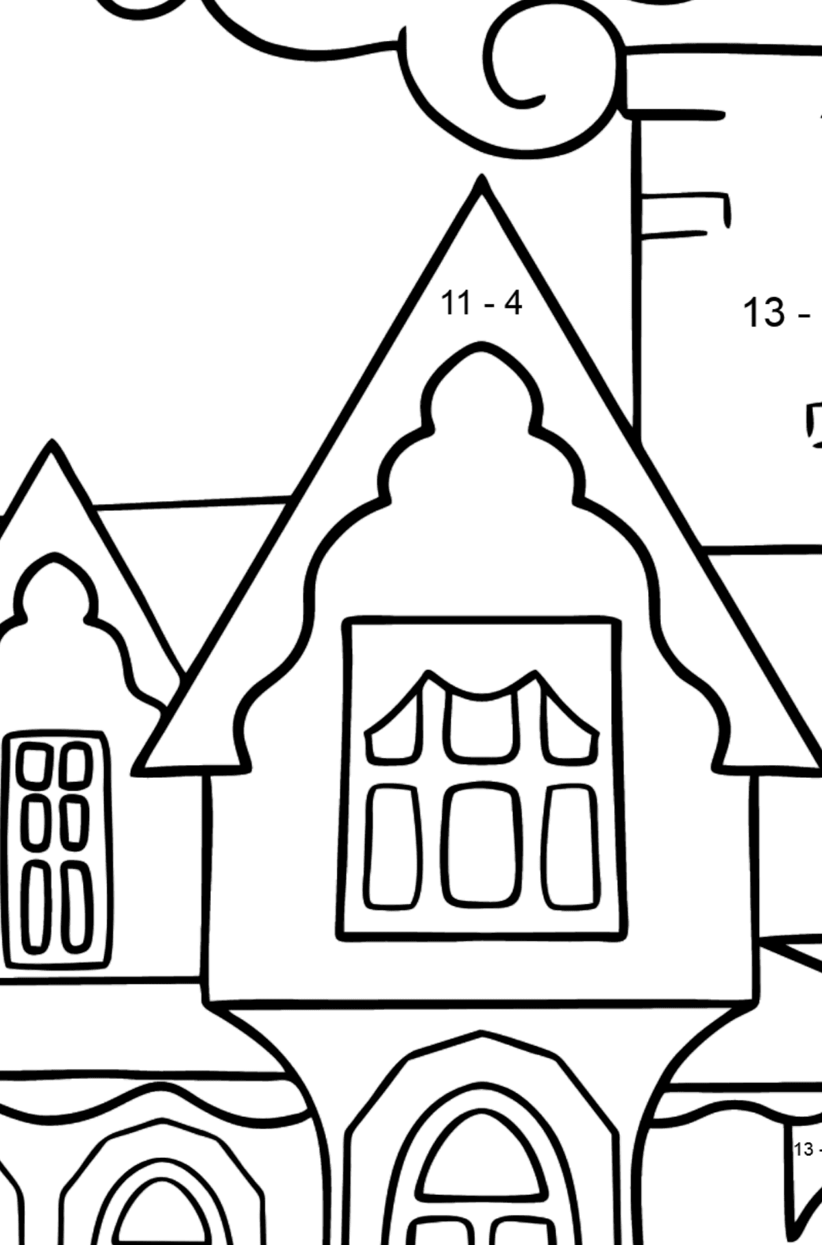 122+ Printable Easy House Coloring Pages Printable 90