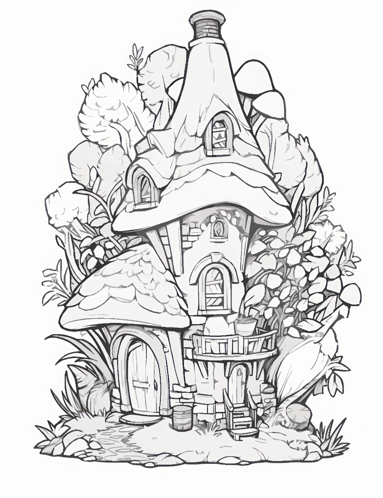 122+ Printable Easy House Coloring Pages Printable 92