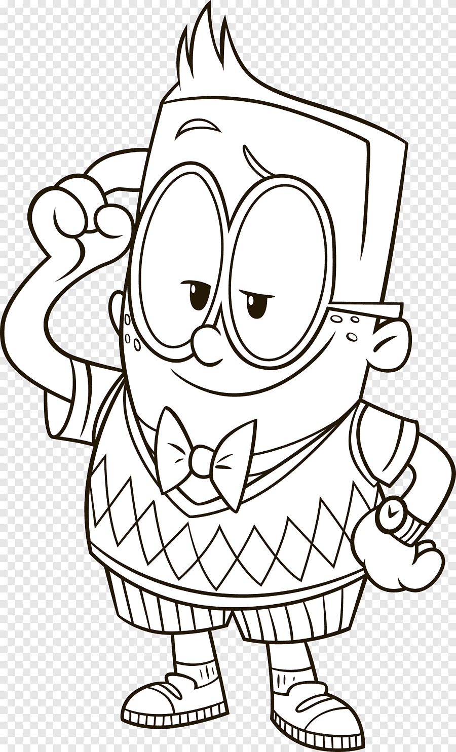 126+ Comic Book Captain Underpants Coloring Pages Printable 103