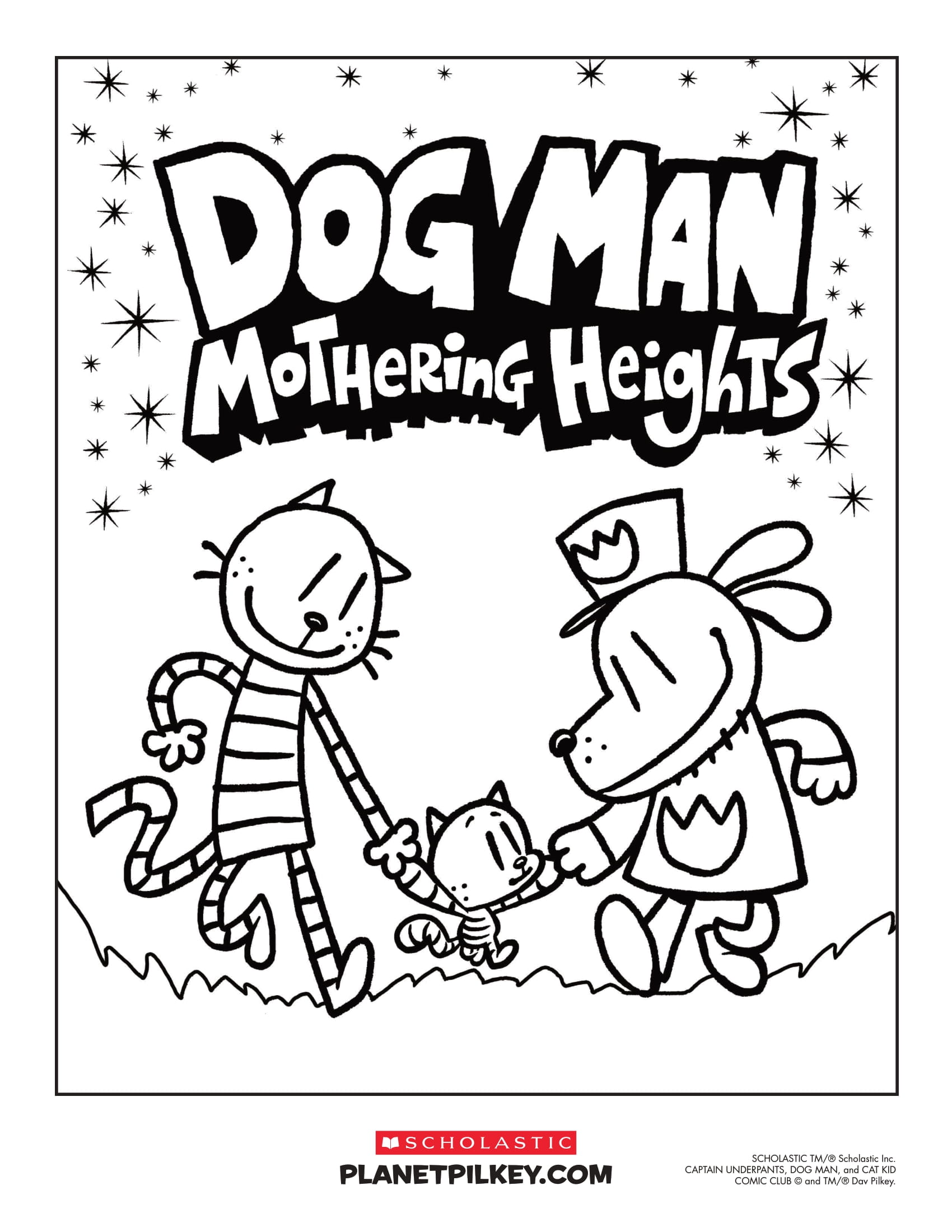 126+ Comic Book Captain Underpants Coloring Pages Printable 119