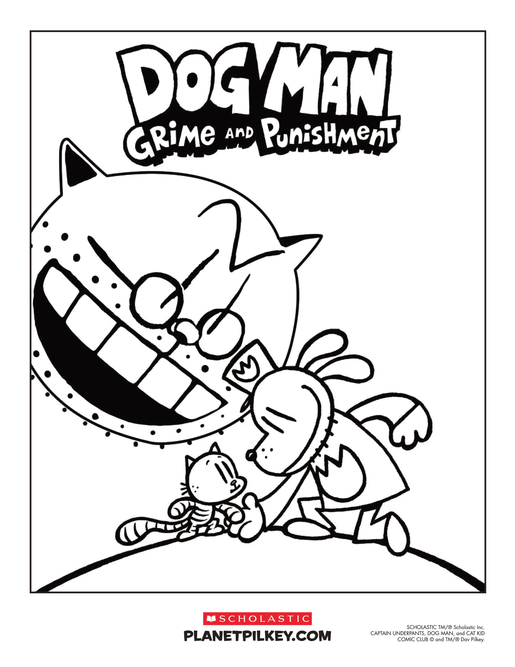 126+ Comic Book Captain Underpants Coloring Pages Printable 120