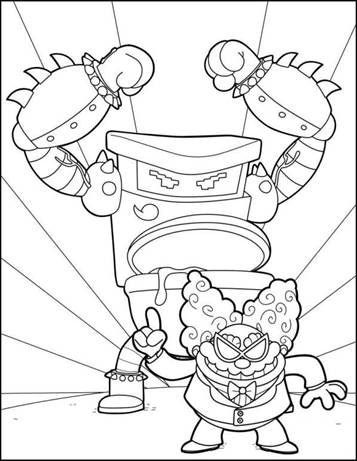 126+ Comic Book Captain Underpants Coloring Pages Printable 19