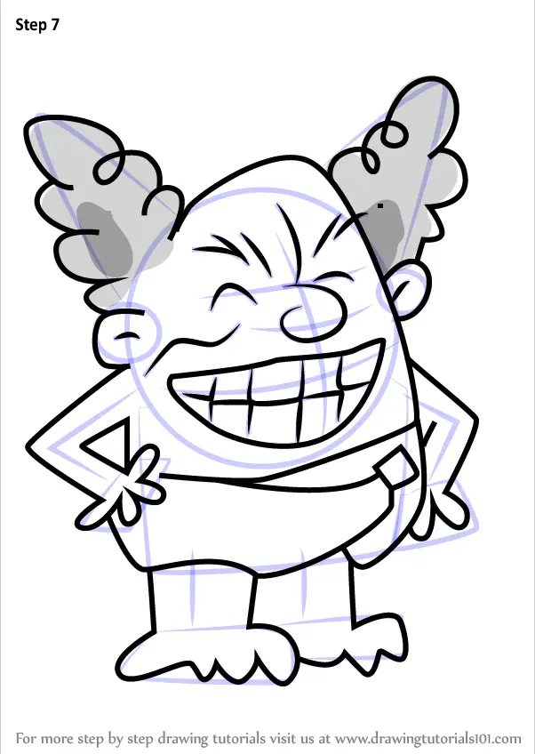 126+ Comic Book Captain Underpants Coloring Pages Printable 56