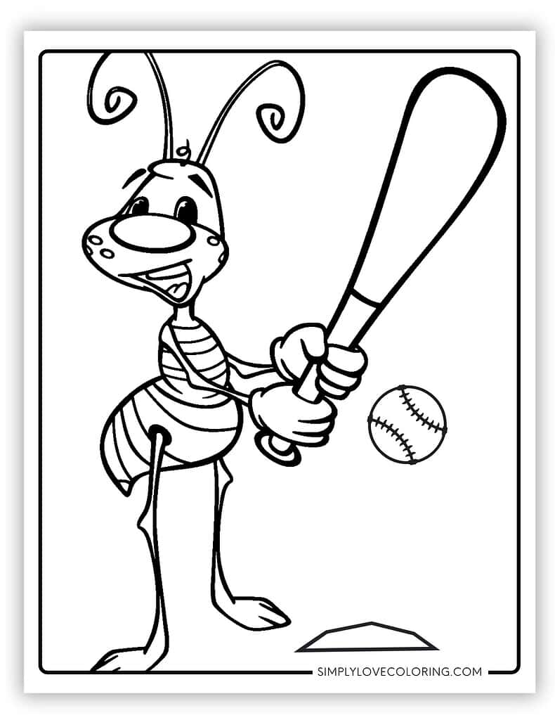 baseball coloring pages printable jpg