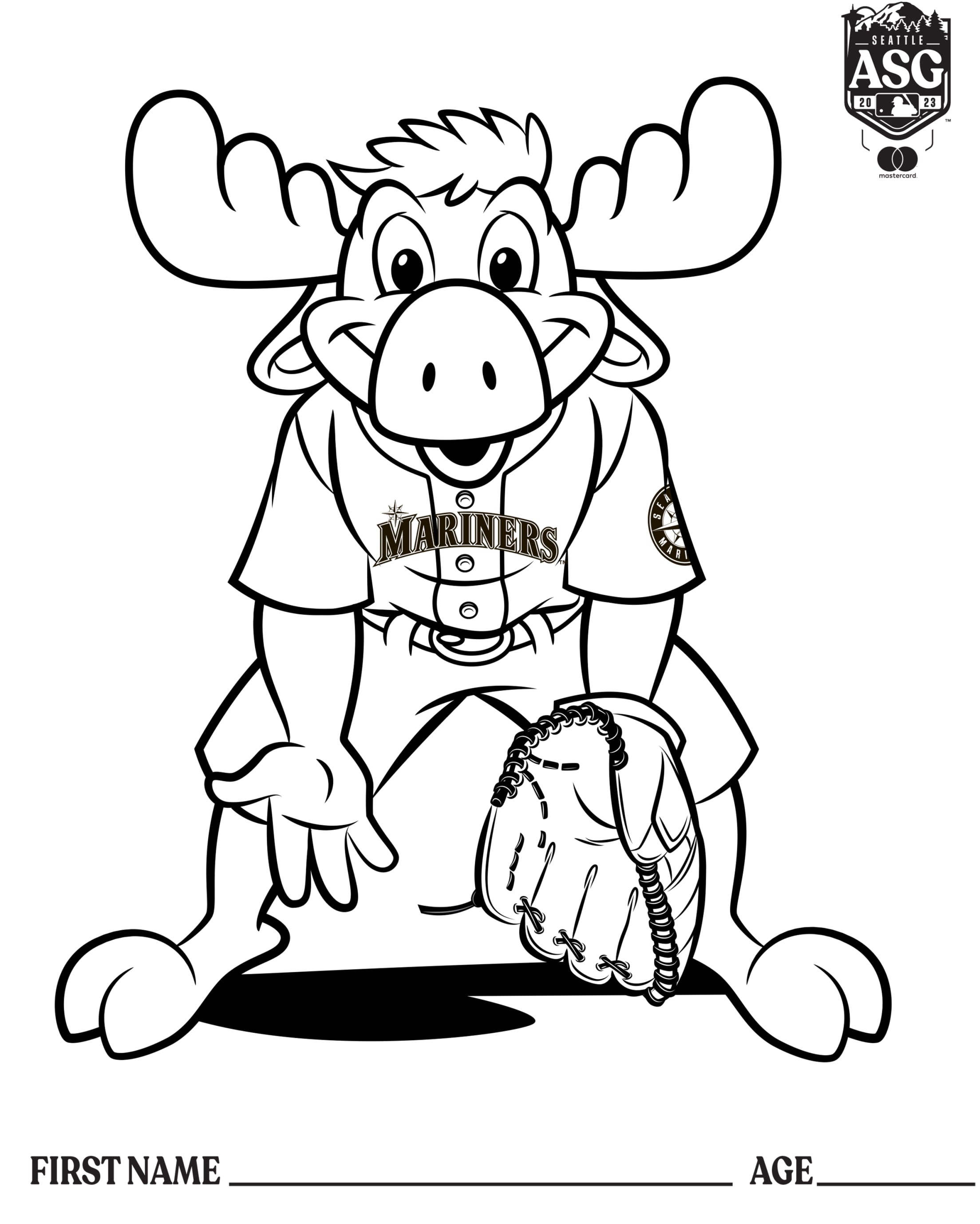 129+ Baseball Coloring Pages Printable 116