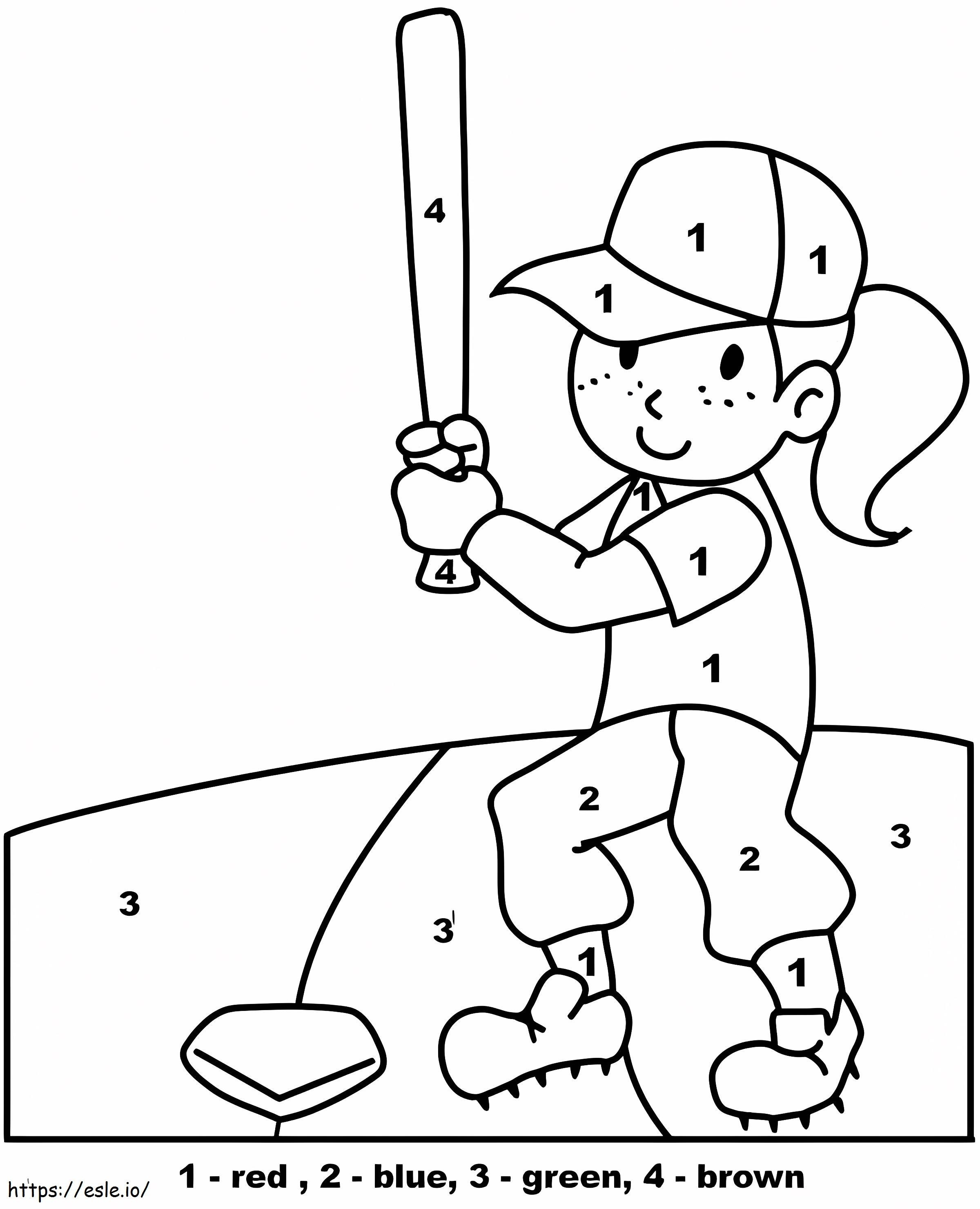 129+ Baseball Coloring Pages Printable 125