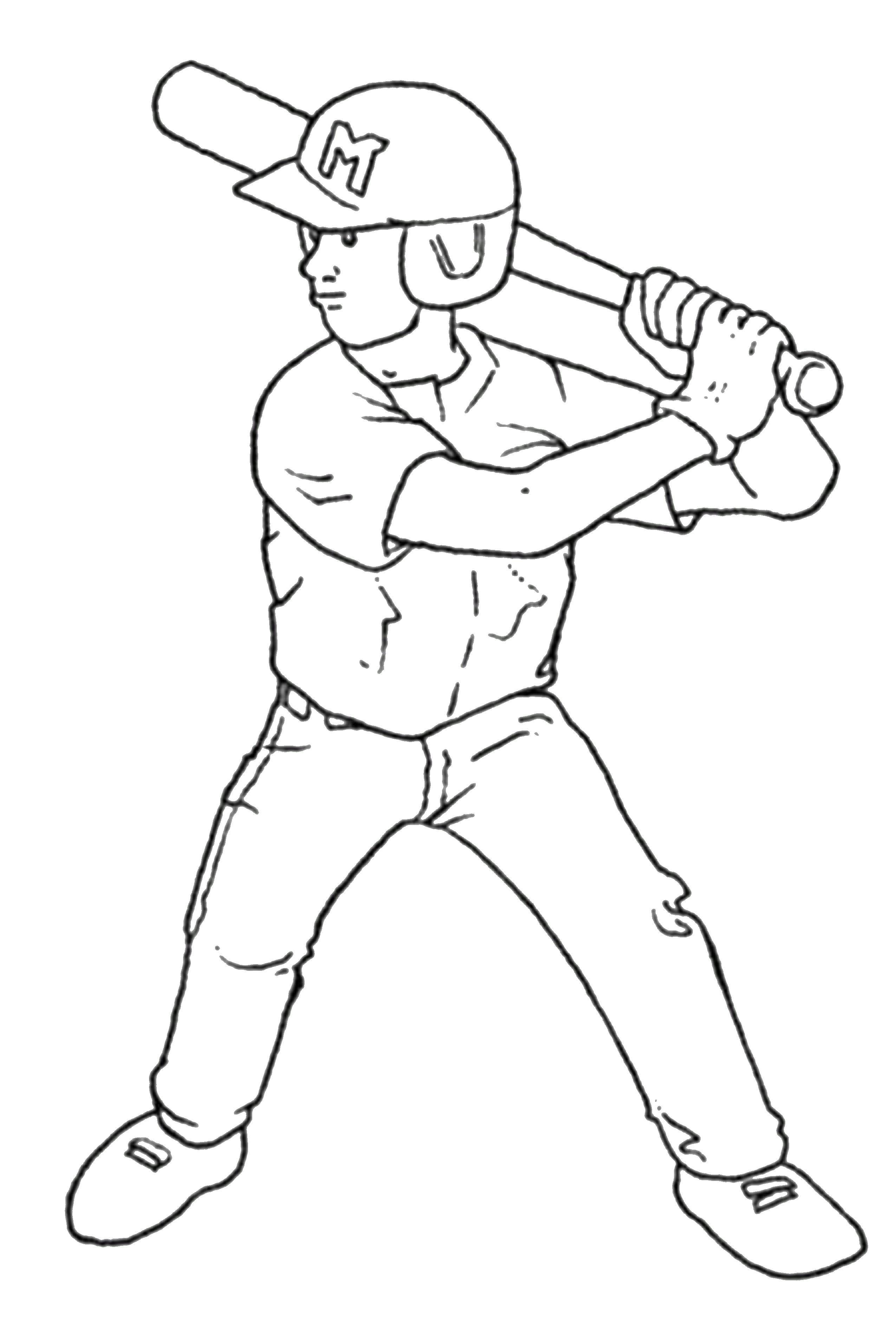 129+ Baseball Coloring Pages Printable 129