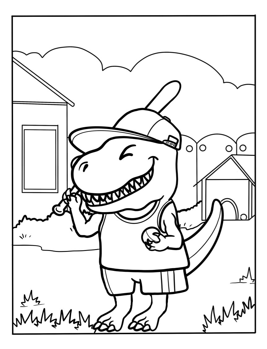 129+ Baseball Coloring Pages Printable 40