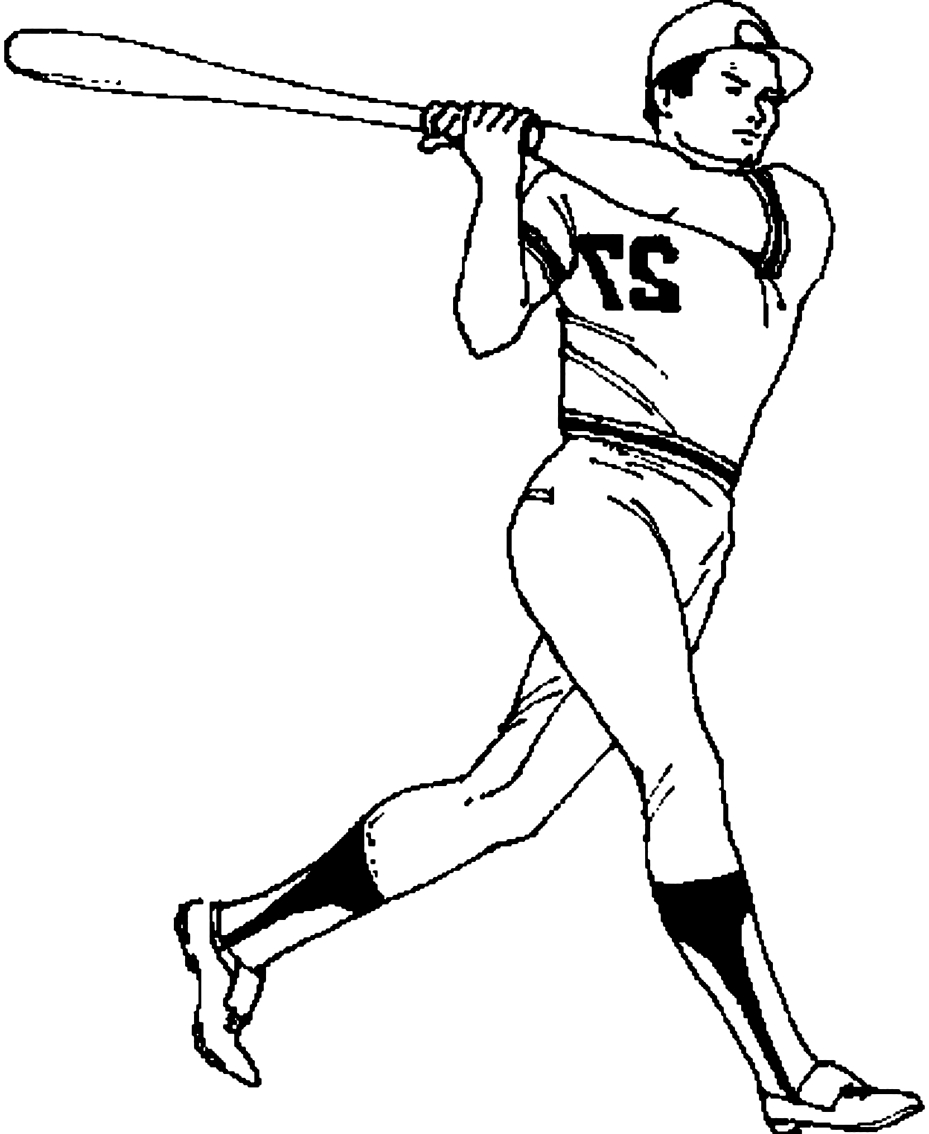 129+ Baseball Coloring Pages Printable 50