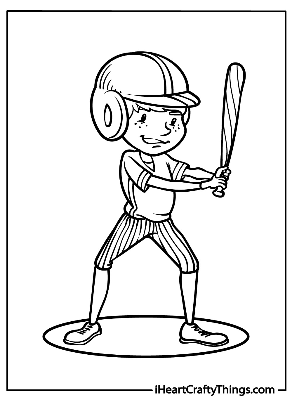 129+ Baseball Coloring Pages Printable 61