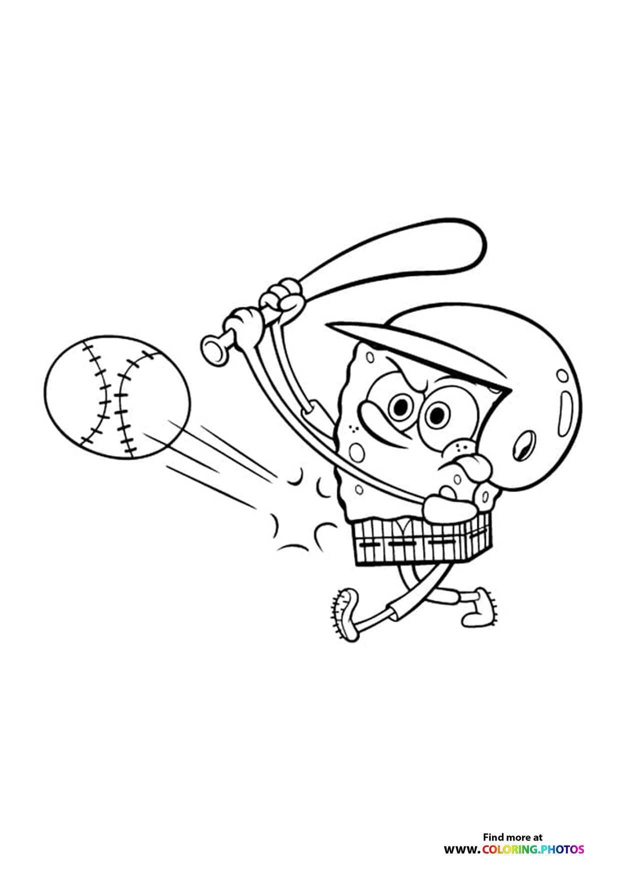 129+ Baseball Coloring Pages Printable 77